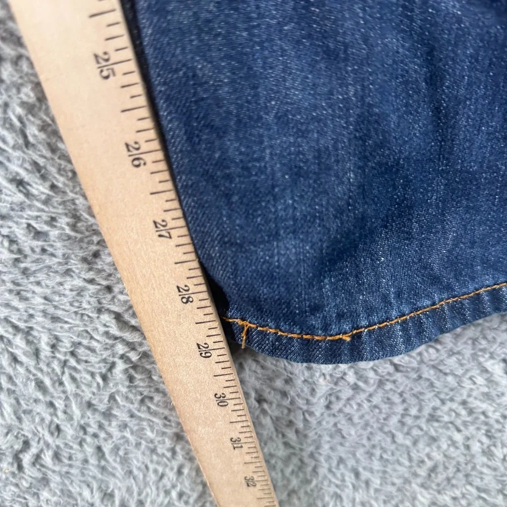 Vintage Levis 514 Jeans Men 40x30 Blue Cotton Straight Slim Workwear Travel